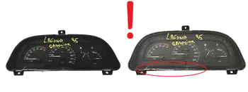 7700844747 Bloc compteurs vitesse Renault