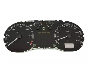 9651299680 Bloc compteurs vitesse Peugeot Diesel