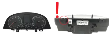 1T0920 874E Bloc compteurs vitesse Volkswagen