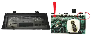 7700423045 Bloc compteurs vitesse Renault