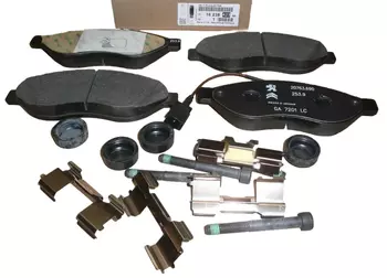 1607878380, 1607878580, Plaquettes de frein Citroen Fiat Peugeot
