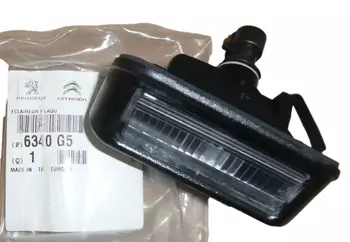 6340.H0,  6340H0, Lampe de plaque d'immatriculation Citroen Peugeot