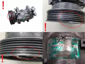 8200315744, 7700273801, Compresseur de climatisation Nissan Renault 1,5 DCI / 1,4 / 1,4 16V / 1,6 / 1,6 16V
