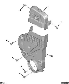 0320L3 0320.L3 Boîtier\/protection de distribution Citroen Peugeot 1,4 8v 1,6 8v