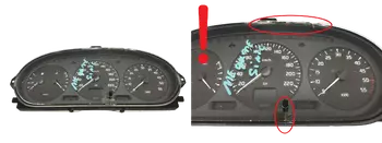 7700847784 Bloc compteurs vitesse Renault Diesel