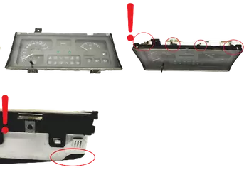 7700831759 Bloc compteurs vitesse Renault