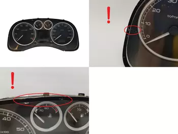 9647538280, Bloc compteurs vitesse Peugeot