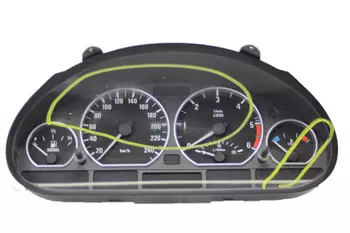 6932908 0263639128 Le compteur, compteur de vitesse, tableau de bord BMW