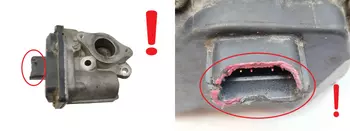 147102557R Soupape  egr Dacia Renault 1,5 DCI K9K