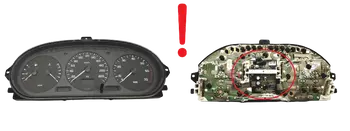 7700847782 Bloc compteurs vitesse Renault