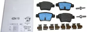 PSA4253.40 PSA4254 01 Plaquettes de frein arrières Citroen Peugeot