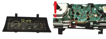 7700784064 Bloc compteurs vitesse Renault