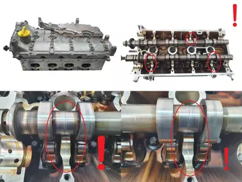 7701475071 La culasse Renault 1,8 16V F4P 2,0 16v F4R